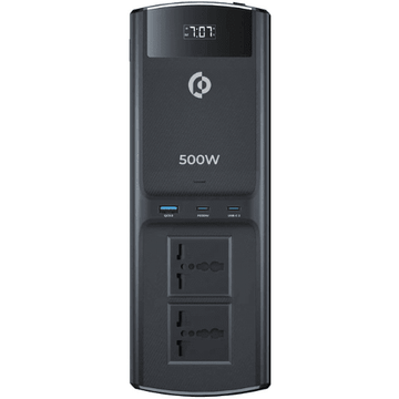 Powerology Car Charger 500W with Universal Sockets - Black