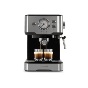 LePresso Digital Coffee Machine with 15 bar Pressure Pump and Capsule Filter