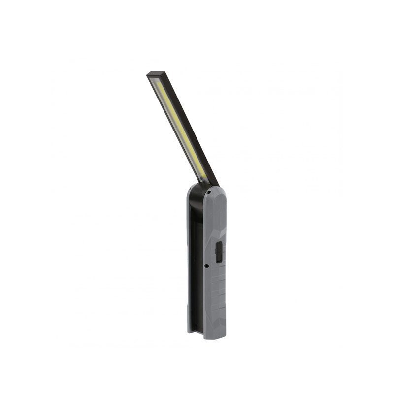 "Porodo Lifestyle 5W Outdoor Flash Light with Folding Base - Black/Sand Brown"