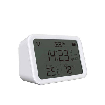 Porodo Lifestyle 4 in 1 Temperature and Humidity Monitor - White